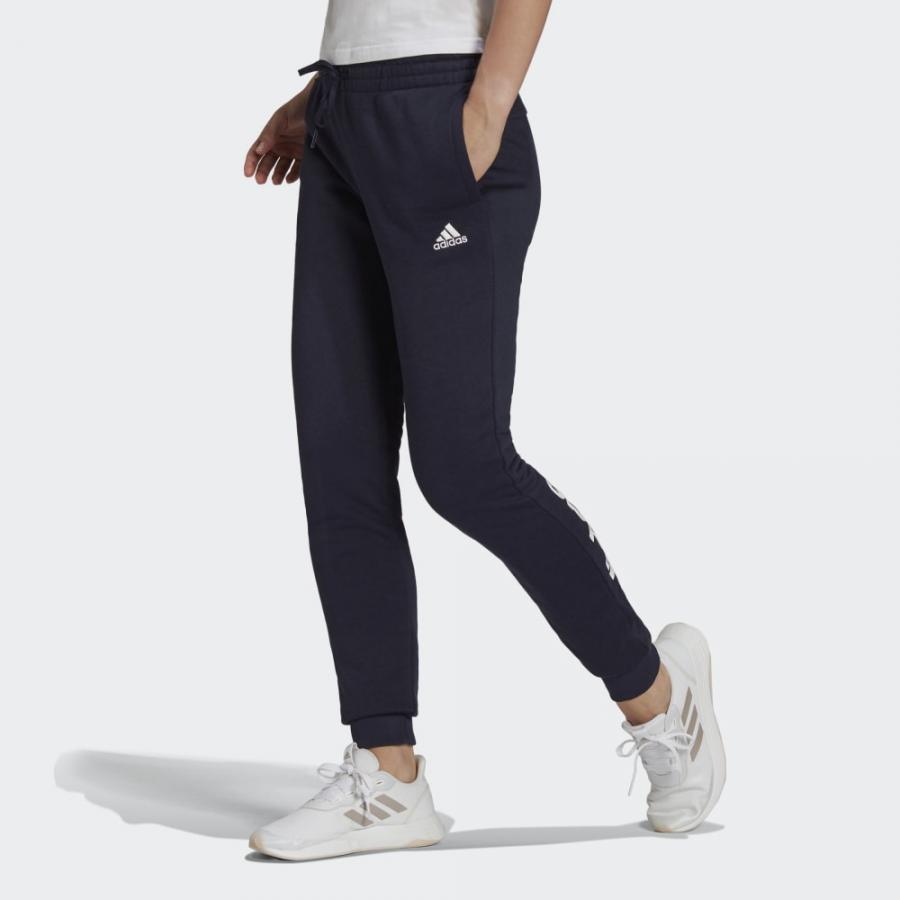 Violeta ironía mesa Mujer Adidas Pantalón Essentials Fleece Logo Legend Ink / White | Pantalones  > GPIndoor